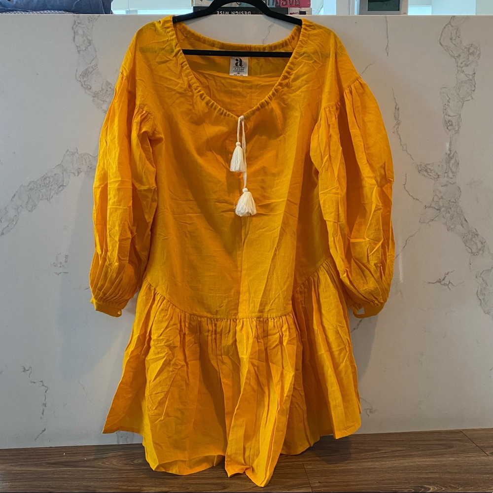AISH Mustard Dress